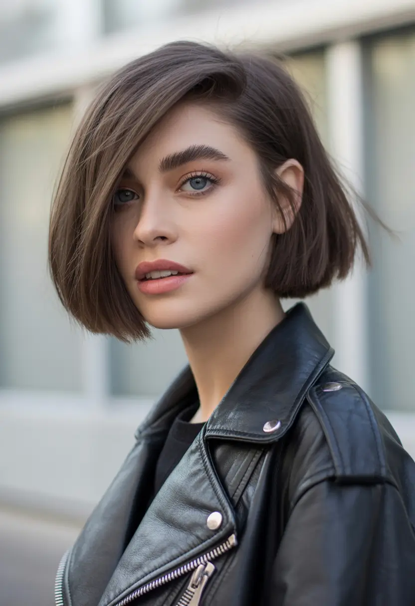 perfect spring short haircuts 2026 Minimalist Straight French Bob