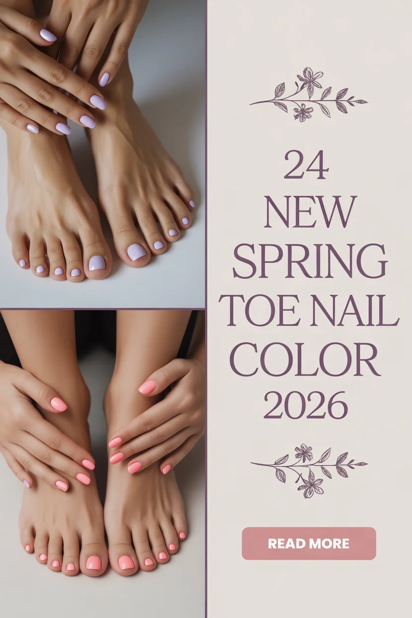 New Spring Toe Nail Color 2026 - Fresh Pedicure Ideas For A Brighter Season
