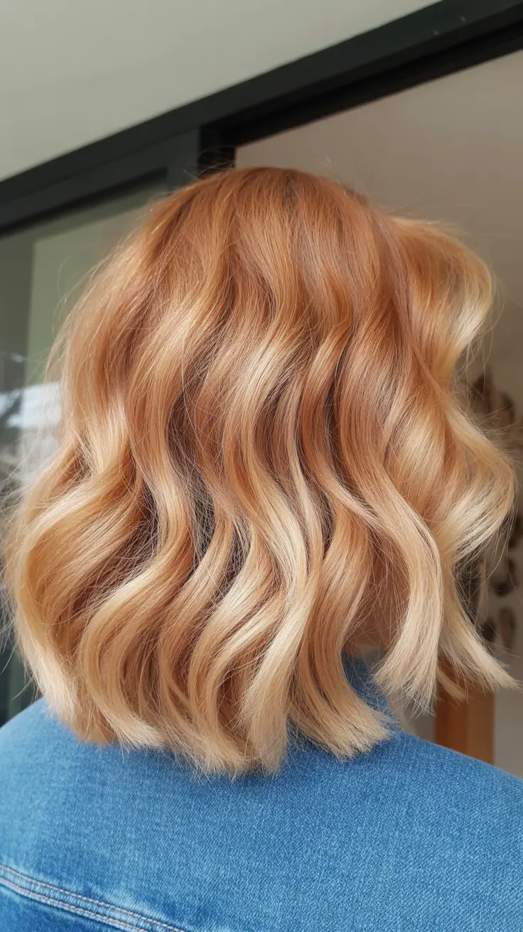 summer hair color ideas 2026 Warm Honey Balayage On Short Textured Bob