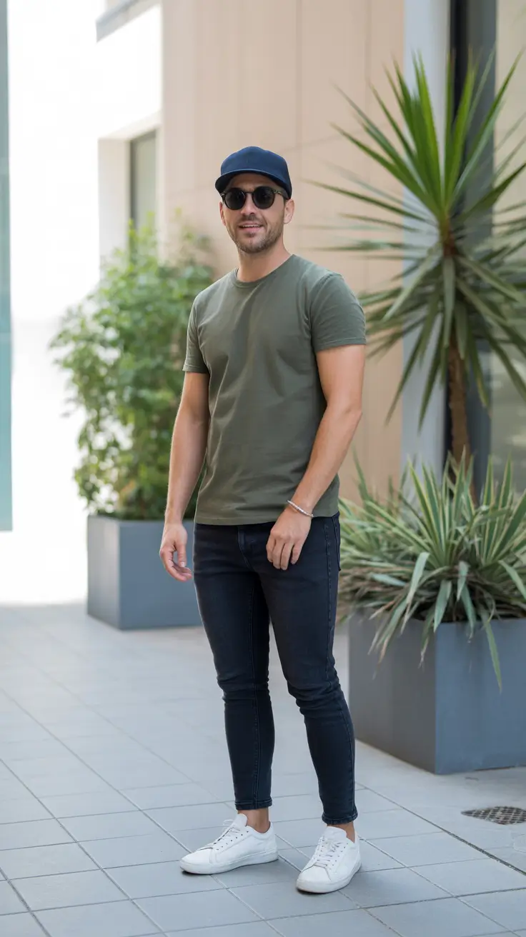 casual summer outfits men 2026 Sporty Minimalism With Urban Edge