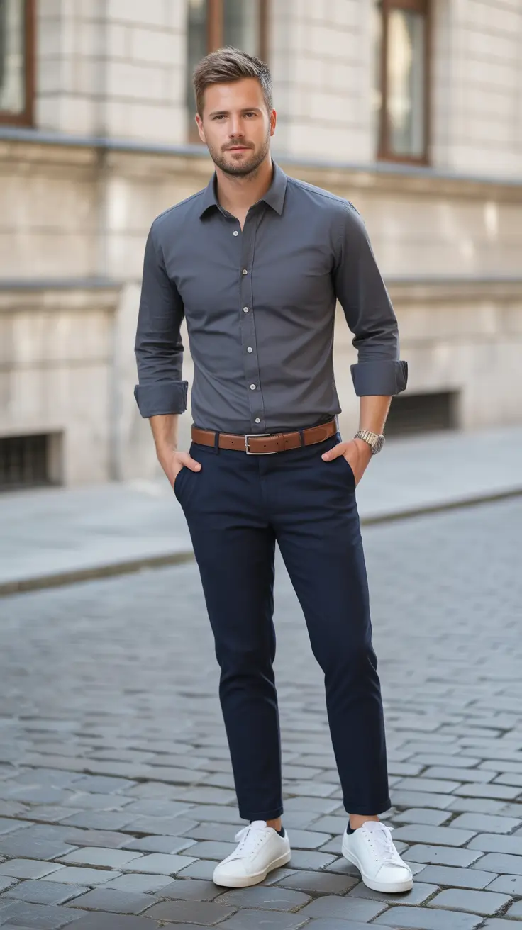 casual summer outfits men 2026 Smart Casual Confidence With Tailored Details