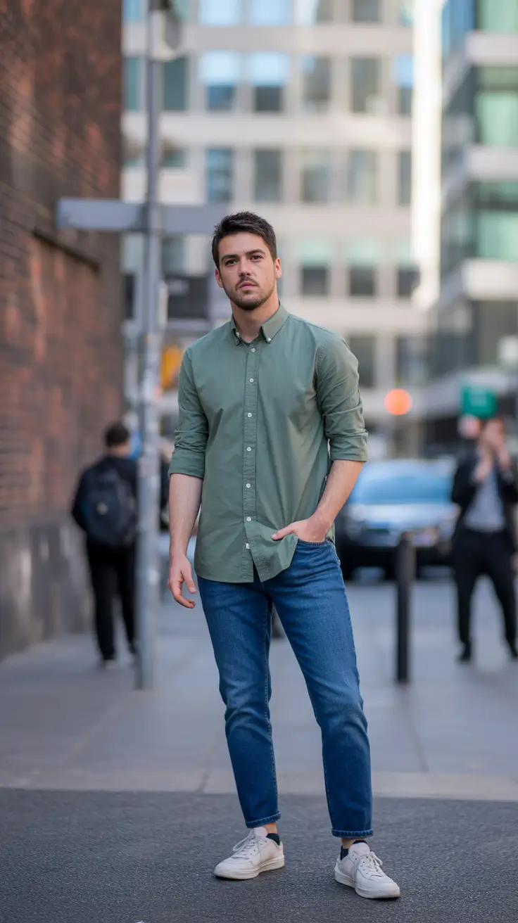 casual summer outfits men 2026 Clean Urban Smart Casual With A Relaxed Twist