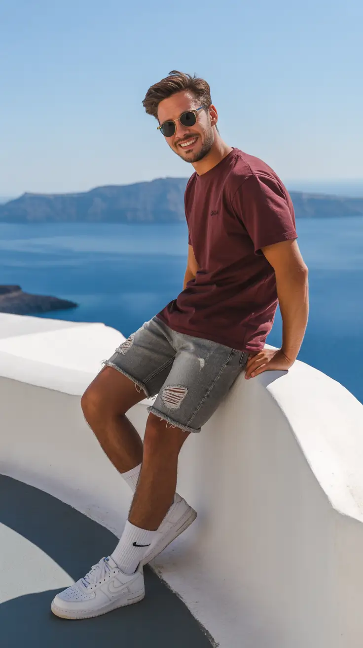casual summer outfits men 2026 Relaxed Riviera Energy With A Street Edge