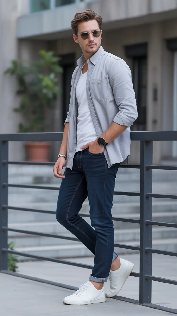 casual summer outfits men 2026 Smart Casual Layers That Actually Work In Heat