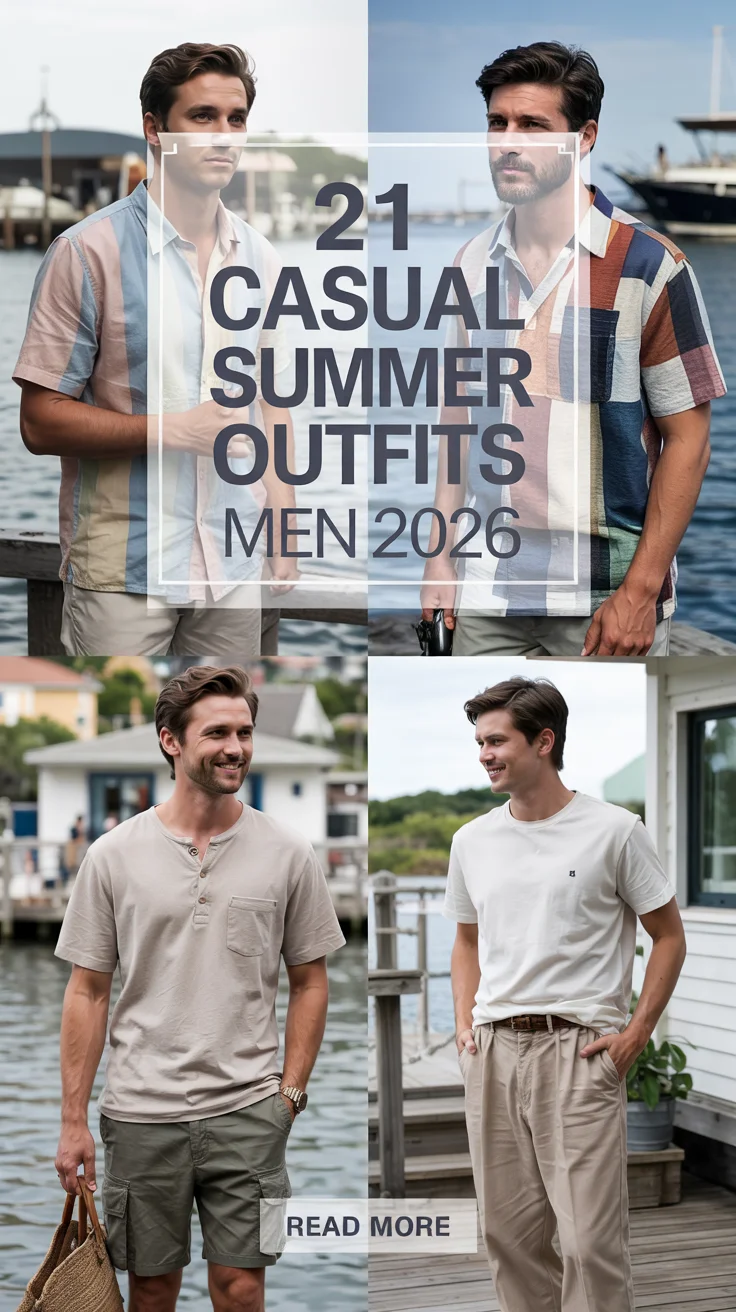 Casual Summer Outfits Men 2026 - Effortless Style Ideas That Actually Work