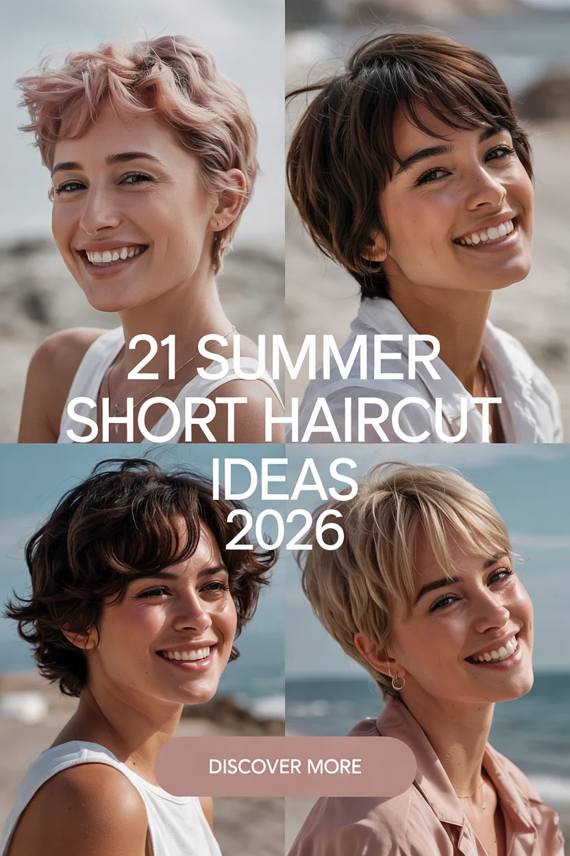 Summer Short Haircut Ideas 2026 - Fresh, Chic & Effortless Looks