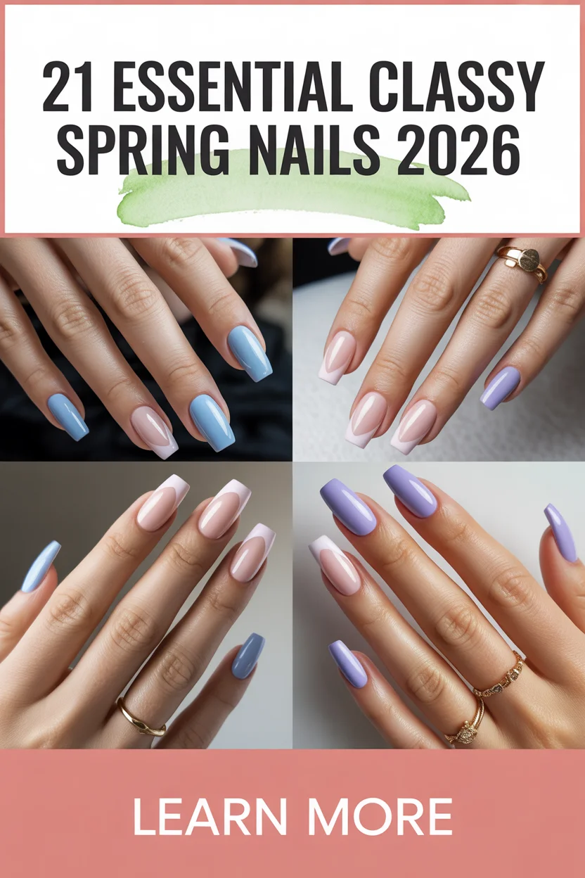 Classy Spring Nails 2026 - Elegant Floral Designs And Fresh Seasonal Ideas