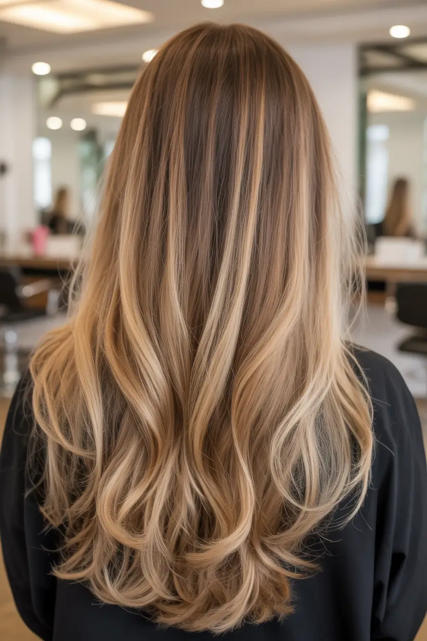 may hair color ideas 2026 Soft Beige Blonde Layers With Dimensional Flow