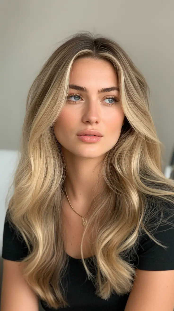 may hair color ideas 2026 Neutral Beige Blonde With Soft Volume