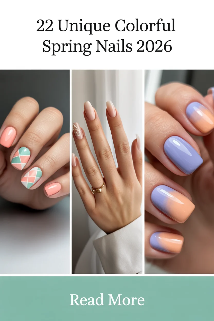 Colorful Spring Nails 2026 - Bright Ideas And Unique Designs To Try This Season