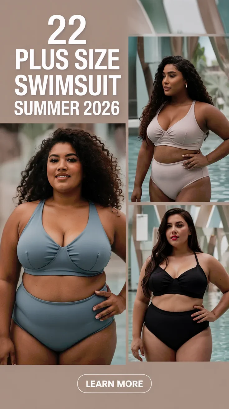 Plus Size Swimsuit Summer 2026 - Confidence, Style And Effortless Beach Looks