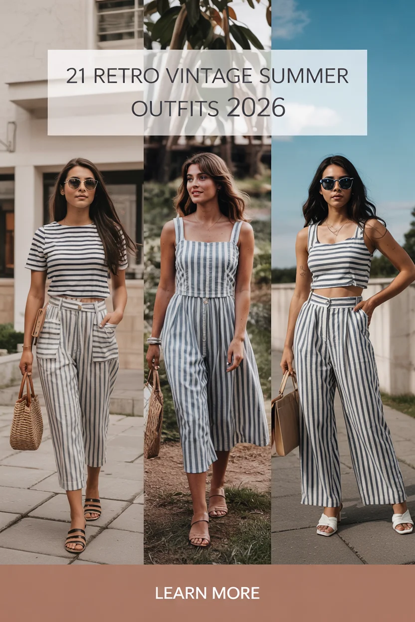 Retro Vintage Summer Outfits 2026 - Timeless Looks With A Modern Twist