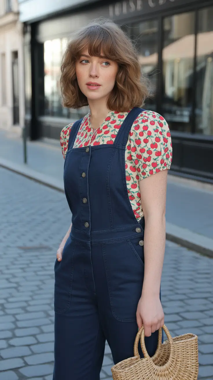 retro vintage summer outfits 2026 Quirky Retro Layers With A Feminine Twist