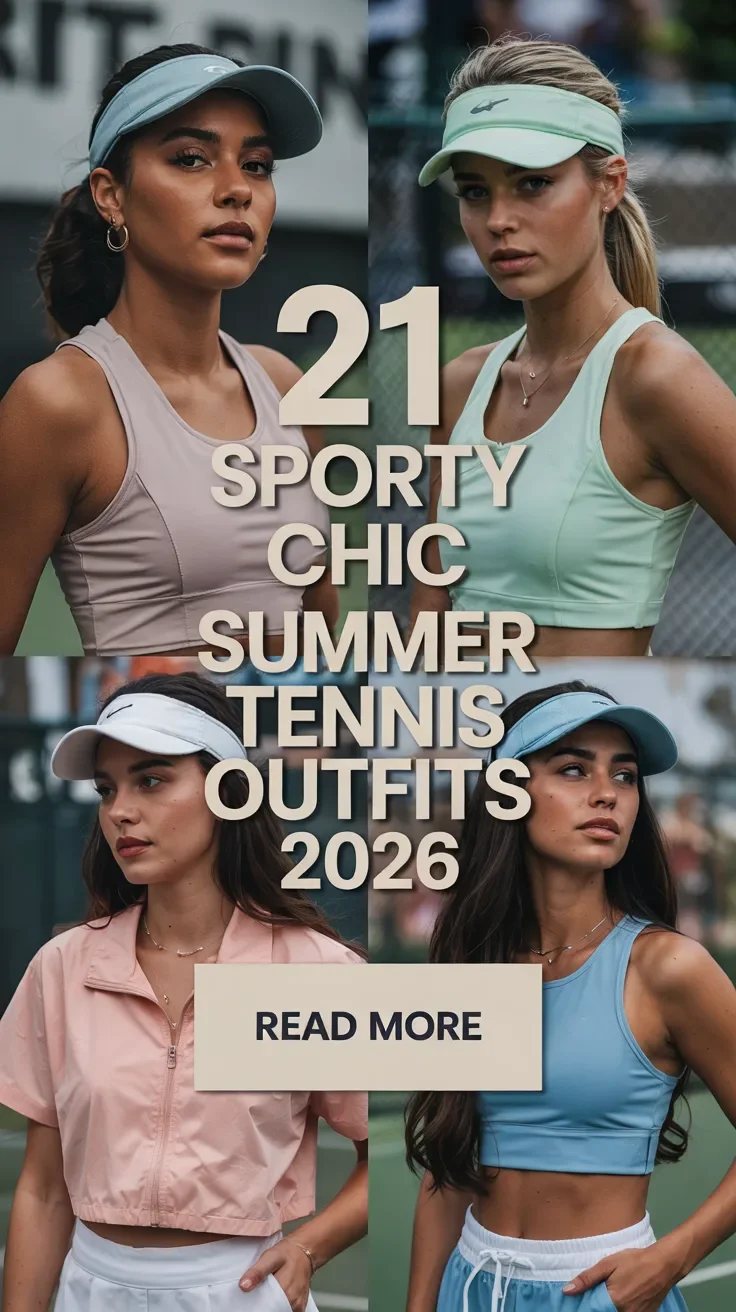 Sporty Chic Summer Tennis Outfits 2026 - Effortless Looks You’ll Actually Want To Wear