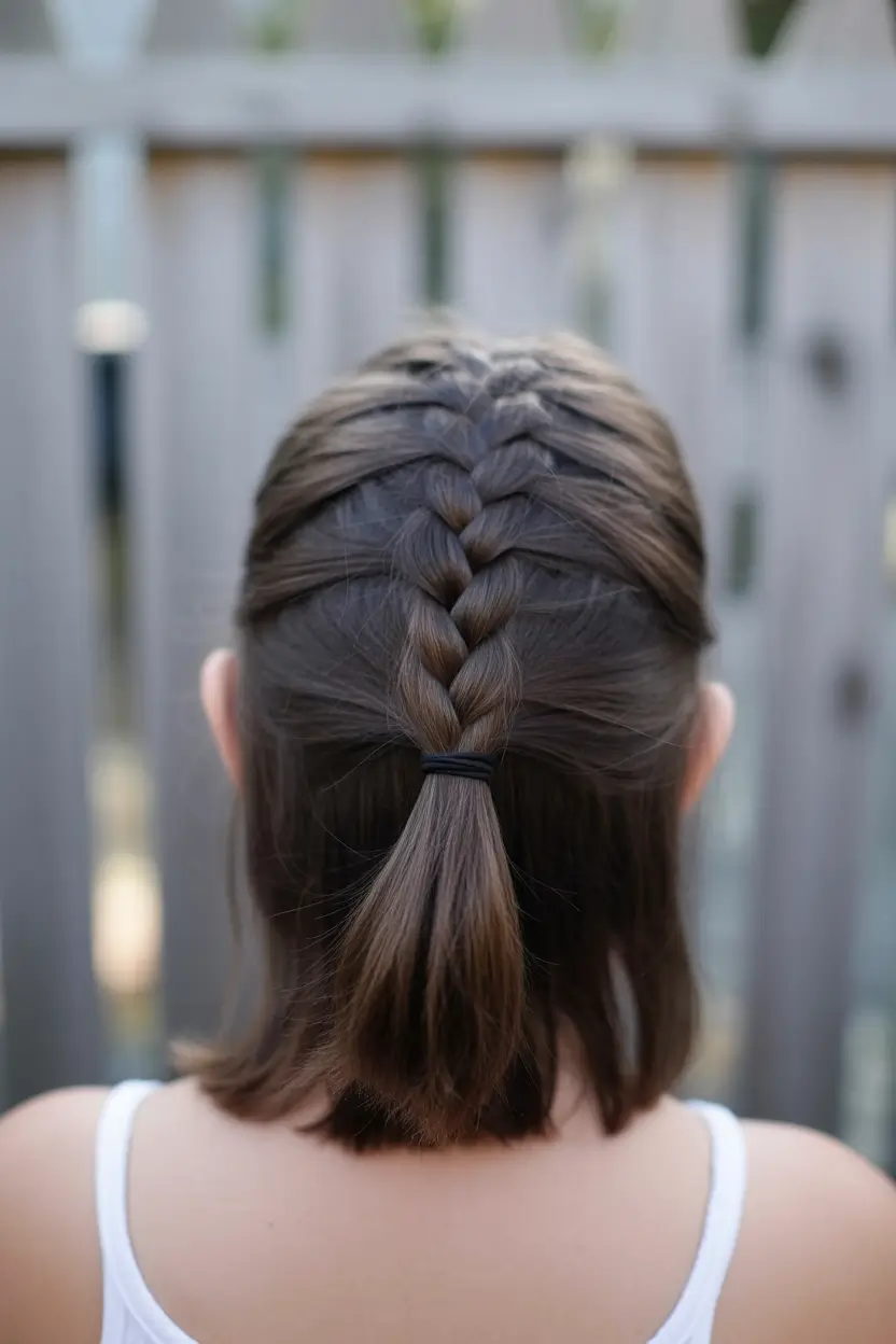 edgy spring braids hairstyle 2026 Half Braid Ponytail For Effortless Spring Days