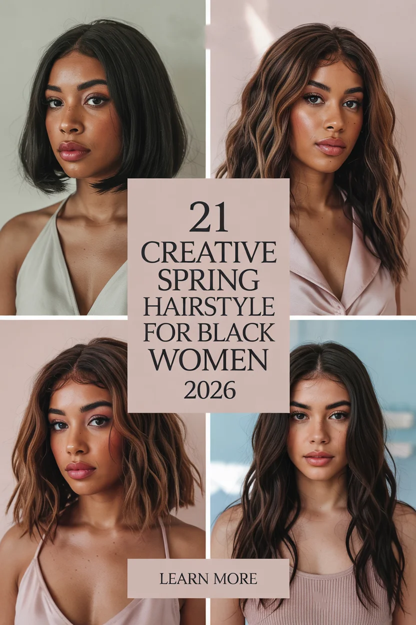 Creative Spring Hairstyle For Black Women 2026 - Fresh Curly, Braided And Sleek Ideas For The New Season