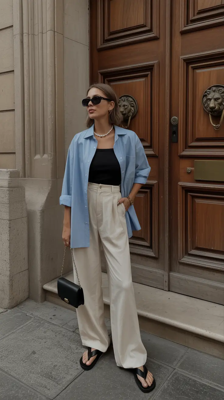 summer flip-flops for women 2026 Relaxed Tailoring With Modern City Confidence