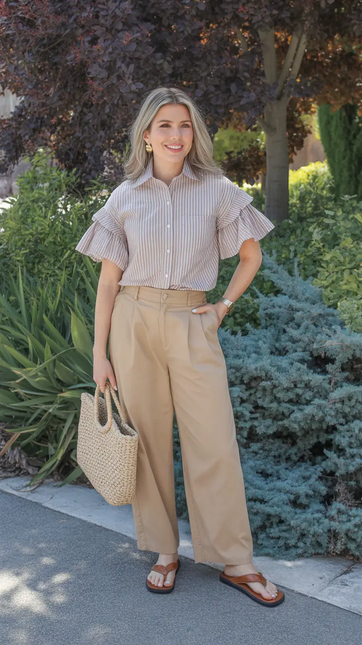 summer flip-flops for women 2026 Soft Neutrals And Elevated Daytime Comfort