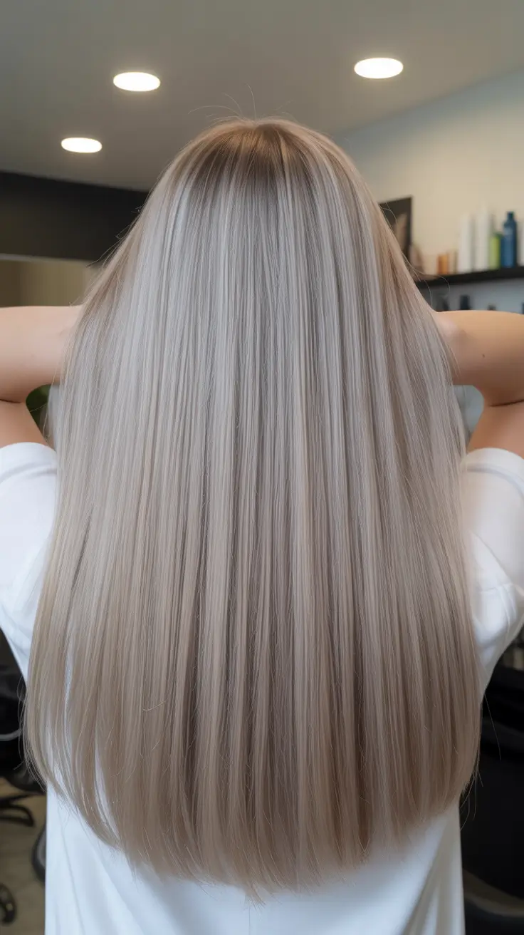 summer hair color for blondes 2026 low maintenance Silky Cool Blonde With Dimensional Finish