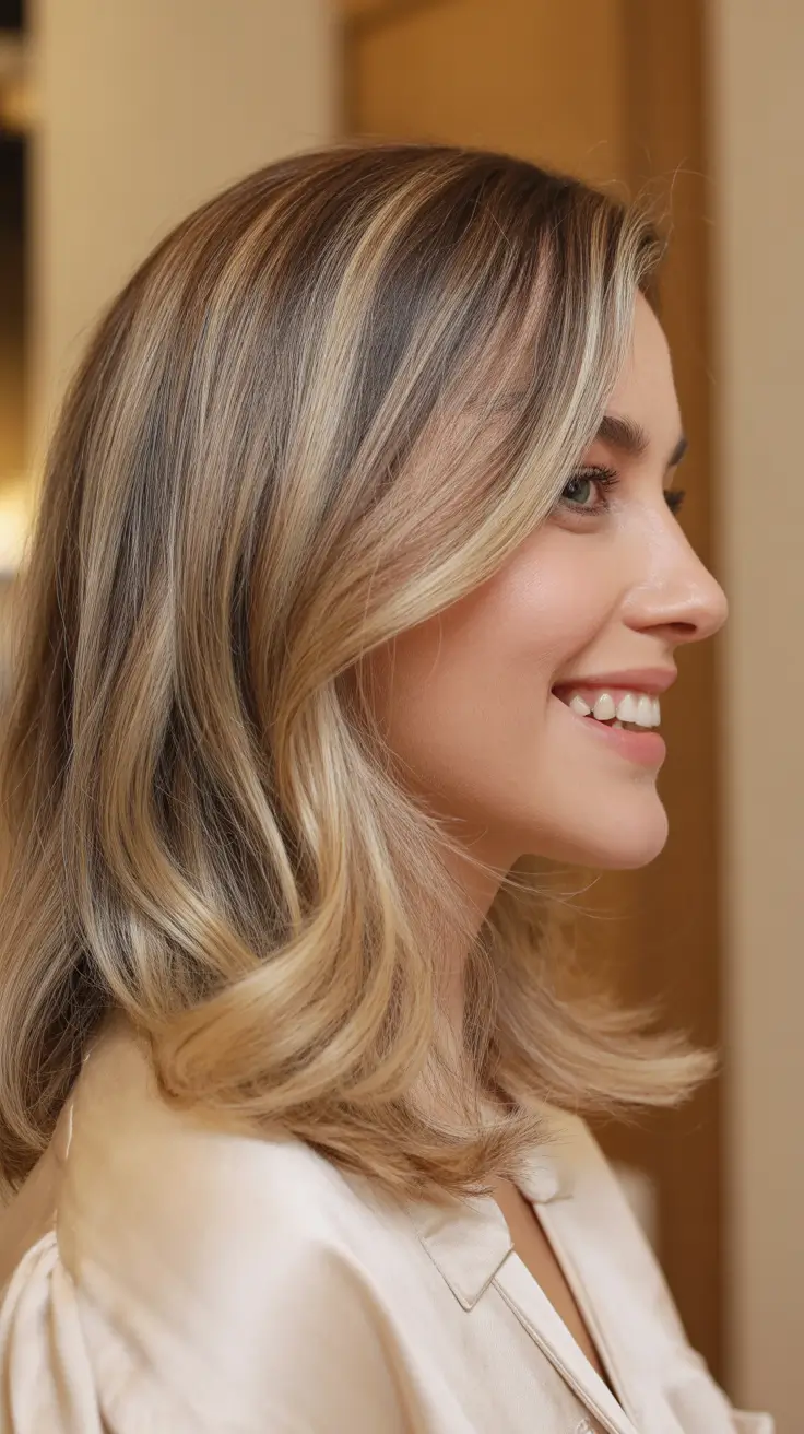 summer hair color for blondes 2026 low maintenance Dimensional Bronde With Face Framing Light