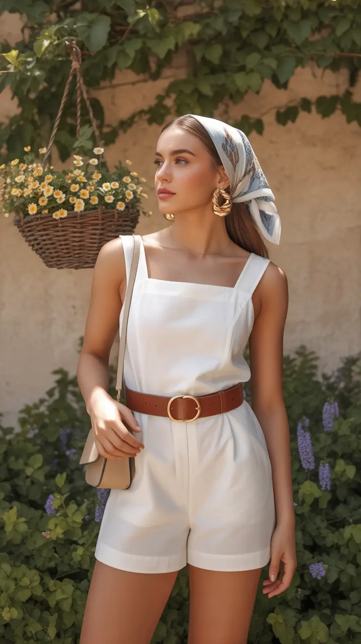 summer heads 2026 Minimalist Headscarf Elegance With Sleek Lengths