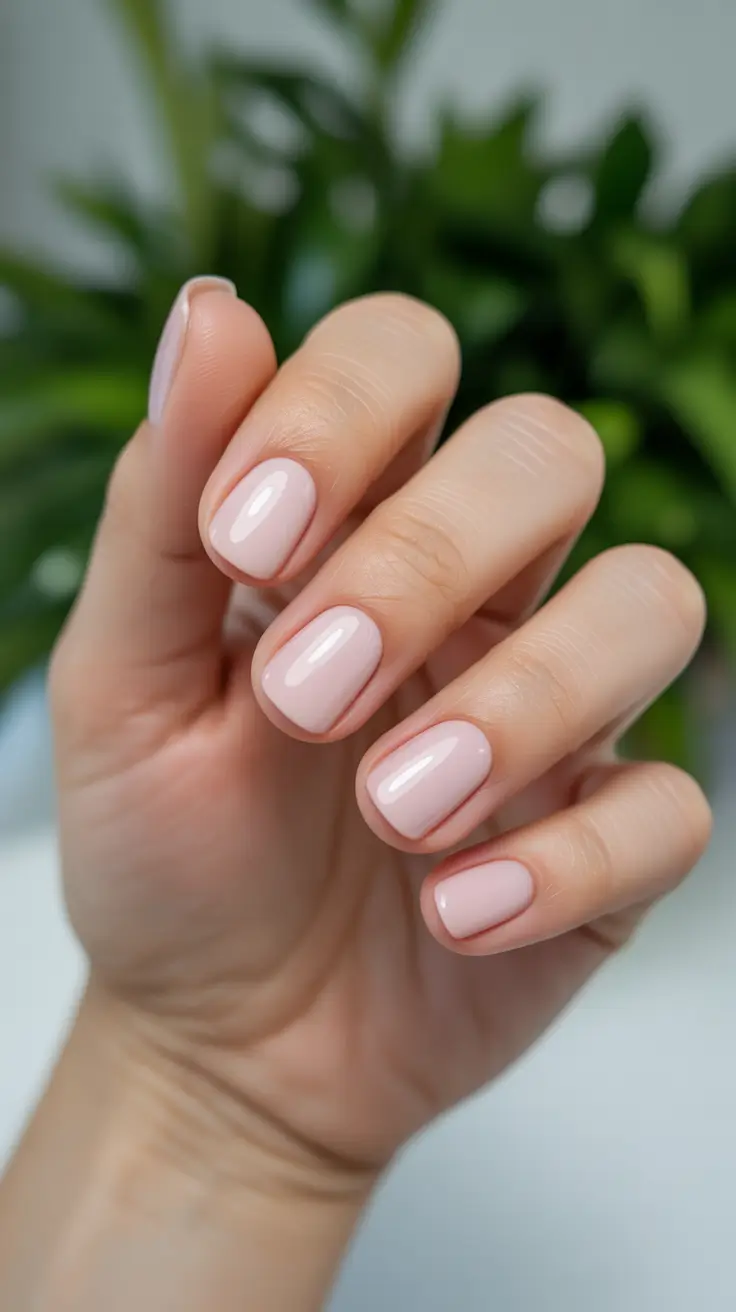summer nail colors ideas 2026 beach Milky Nude Nails For A Minimal Summer Look