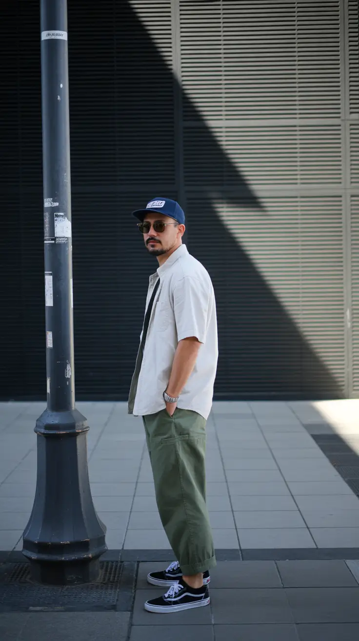 summer outfits for men 2026 Layered Streetwear With European Ease