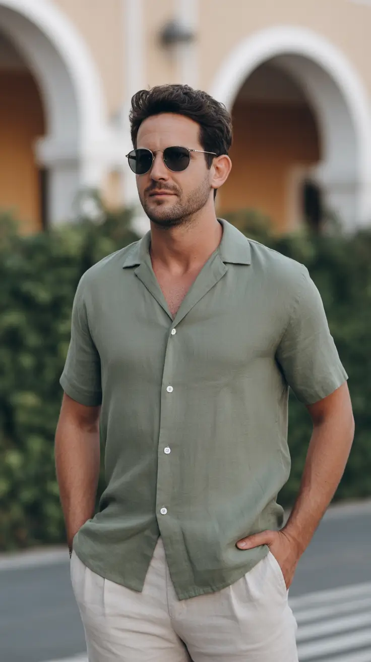 summer outfits for men 2026 Linen Shirts And That Quiet Luxury Summer Mood