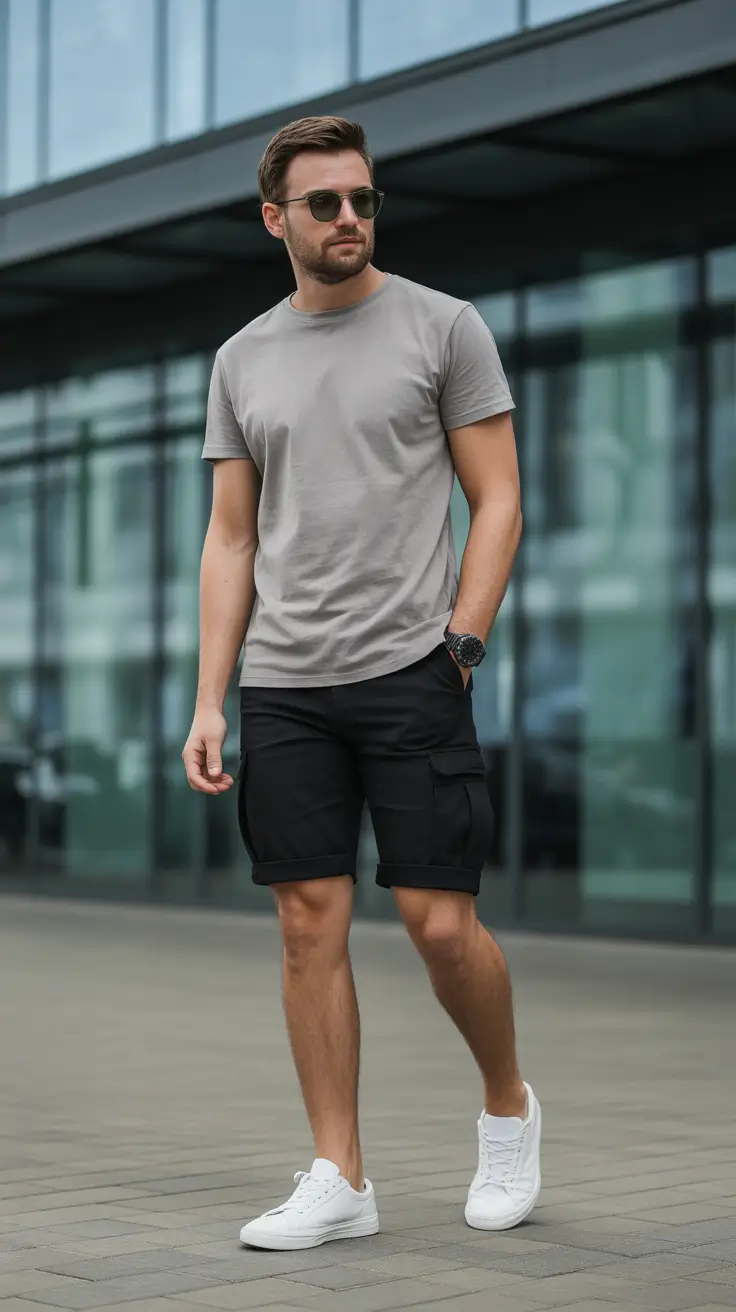 summer outfits for men 2026 Minimal Sporty Looks For Hot City Days