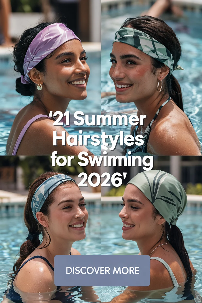 Summer Hairstyles For Swimming 2026 - Cute, Easy & Beach-Proof Ideas