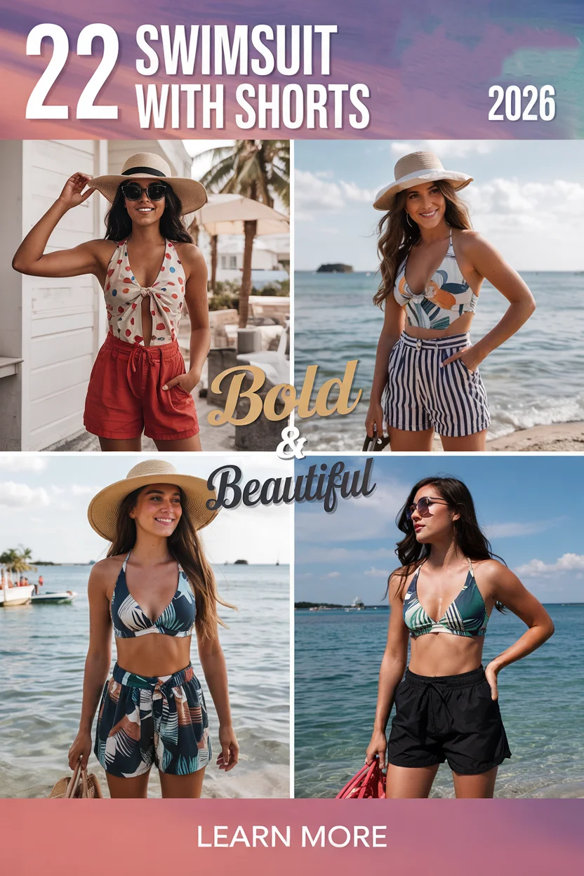 Swimsuit With Shorts 2026 - Effortless Beach Outfits That Feel Stylish And Comfortable