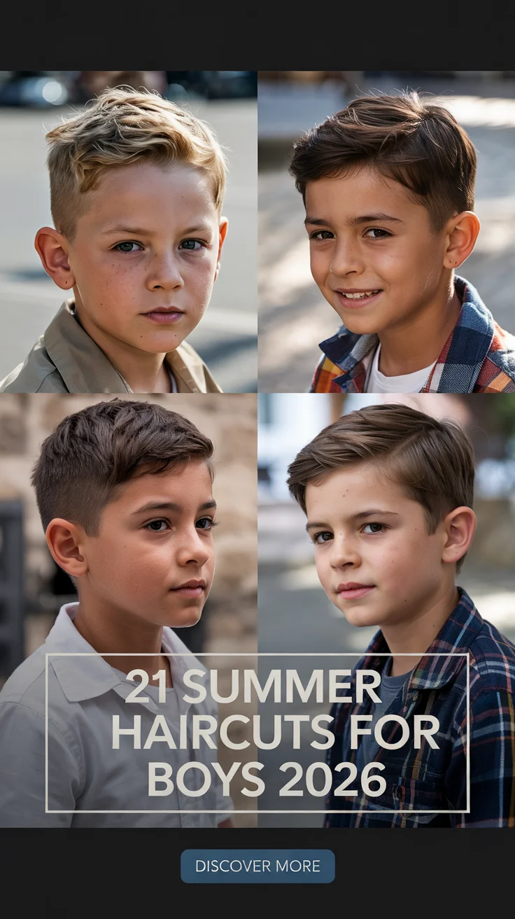 Summer Haircuts For Boys 2026 - Cute, Short, And Trendy Styles To Try This Season