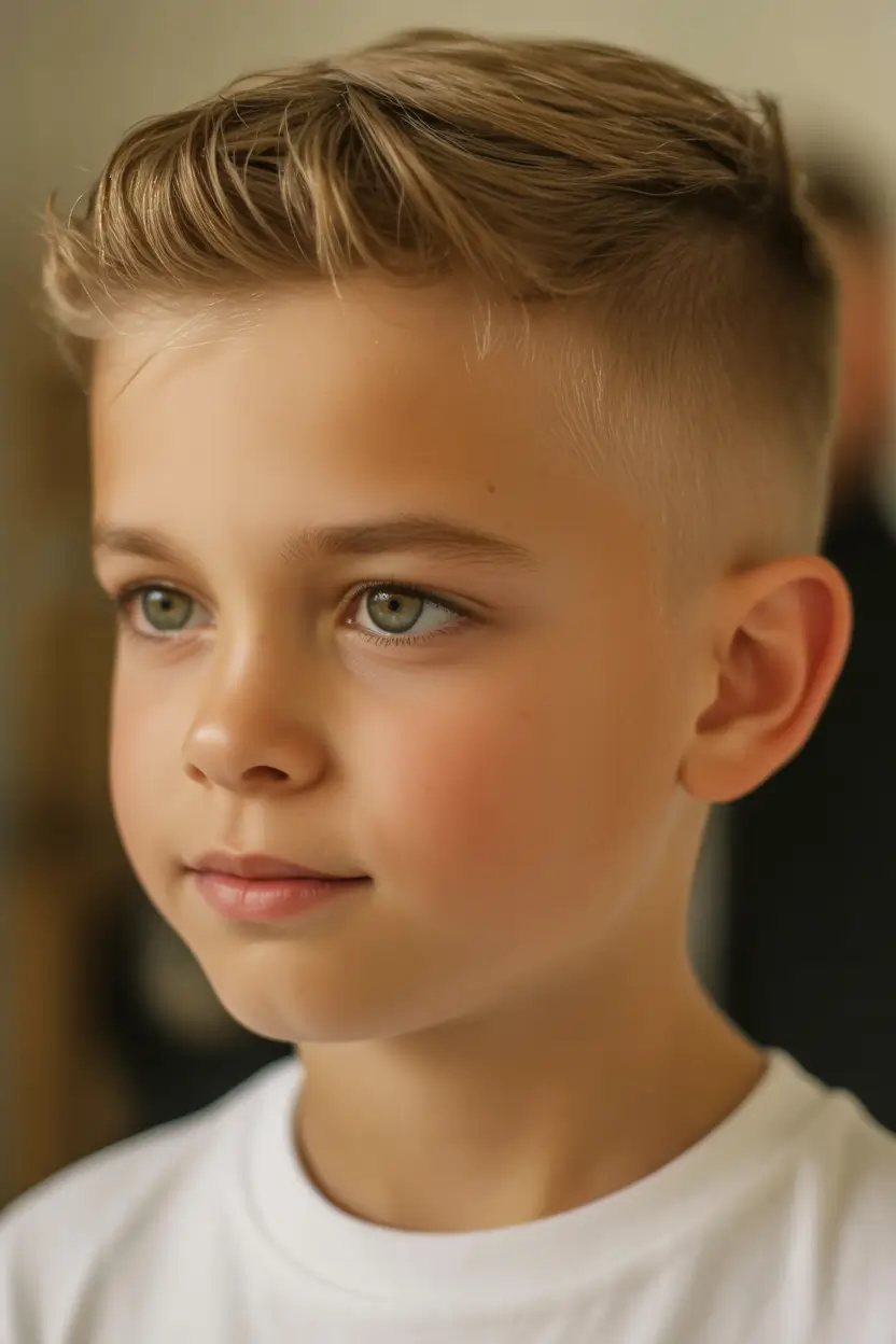 summer haircuts for boys 2026 Ultra Clean Short Fade With Minimal Top
