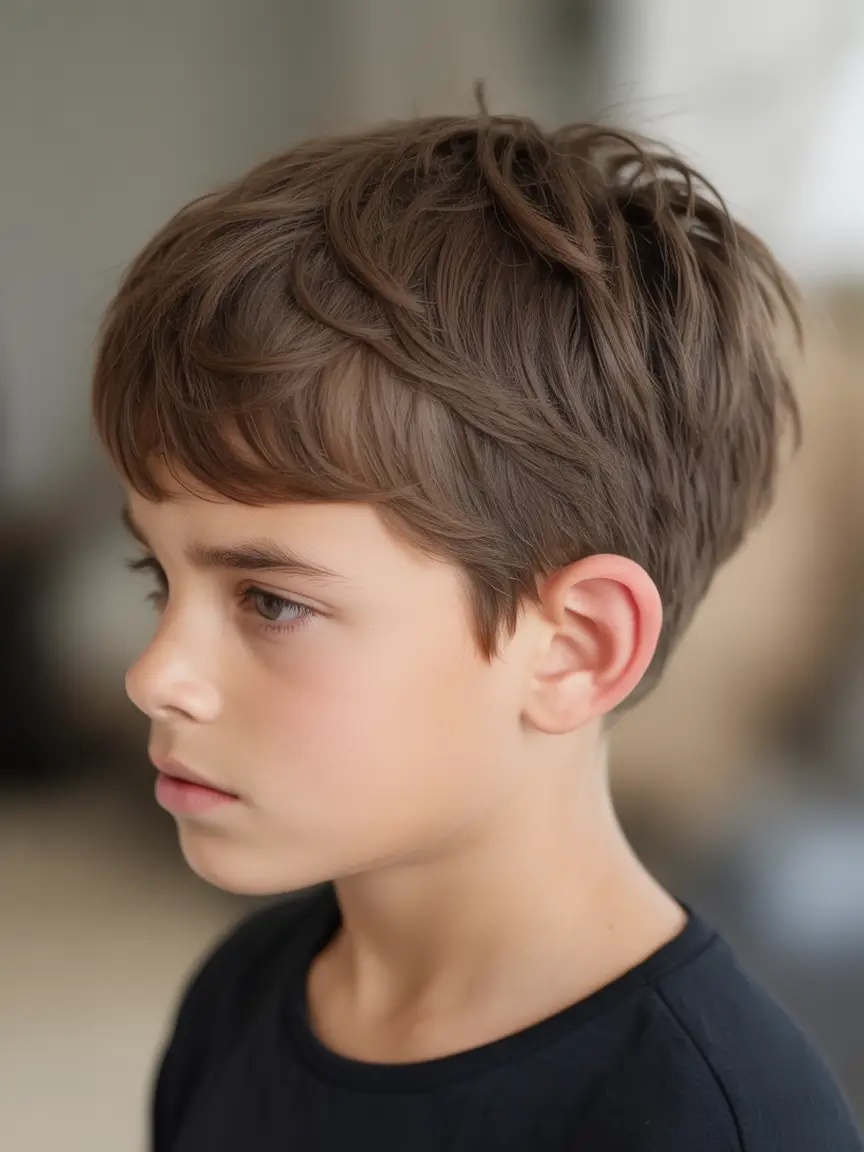 toddler boy summer haircuts Relaxed Natural Crop With Soft Texture