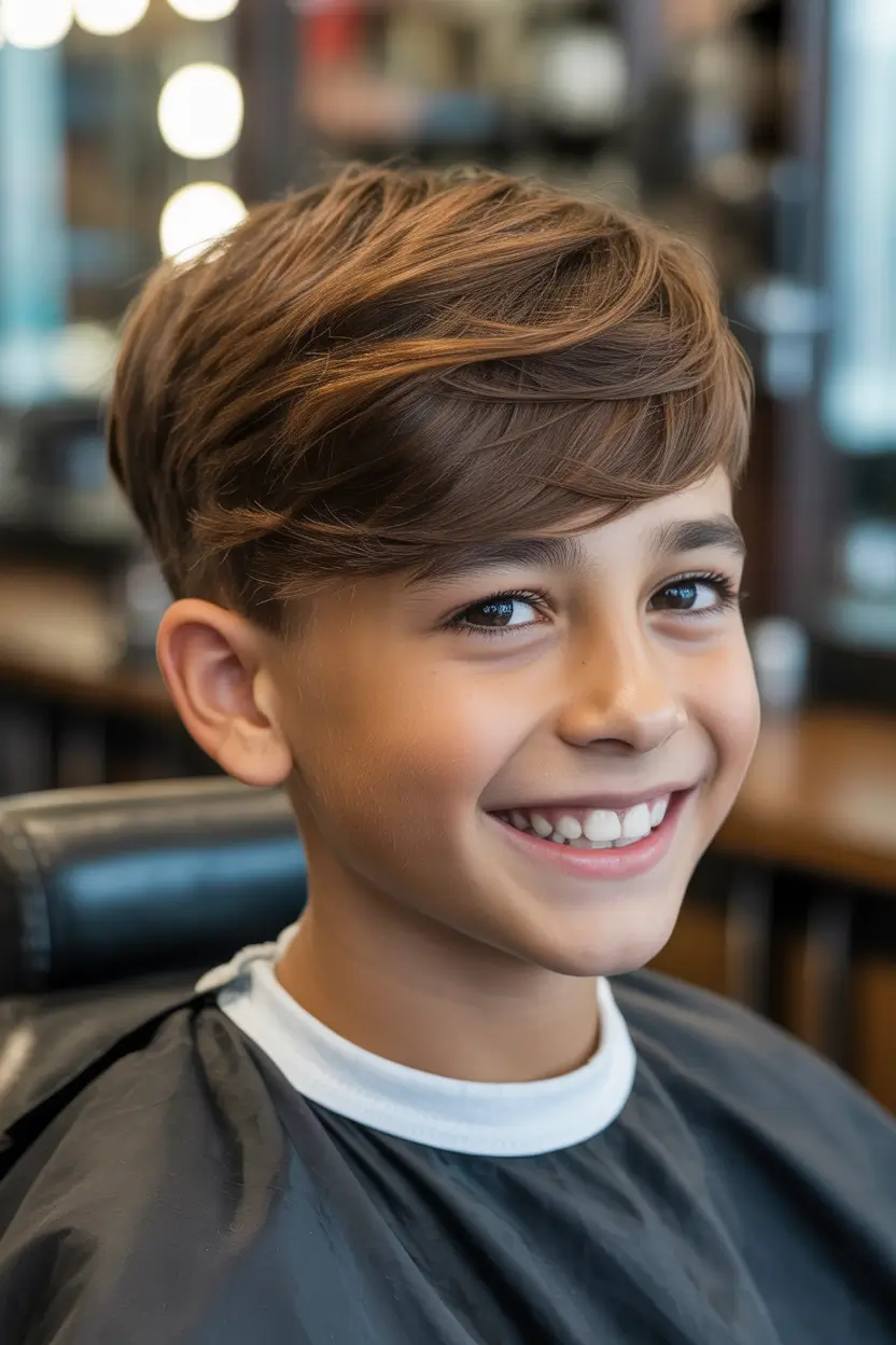 summer haircuts for boys 2026 Textured Crop With Subtle Volume