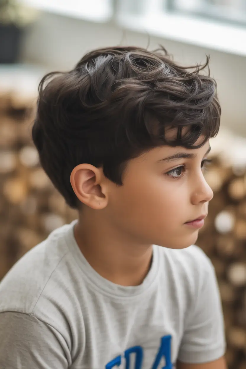 summer haircuts for boys kids Soft Textured Crop With Natural Movement
