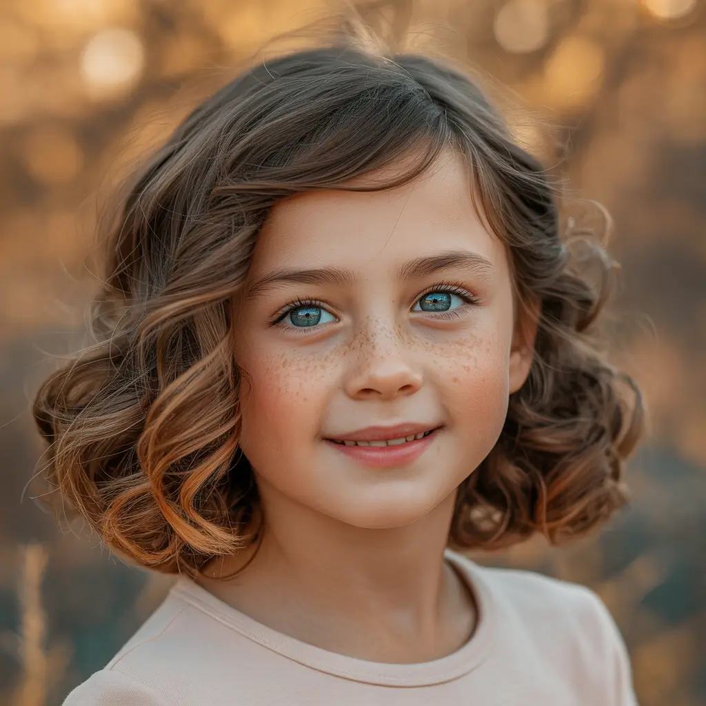 summer haircuts for girls 2026 Playful Short Curly Bob With Texture